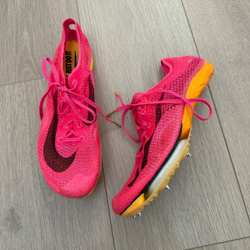 HH Nike Air Zoom Victory Hyper Pink Orange Track Spikes CD4385-600 Mens 8.5 US